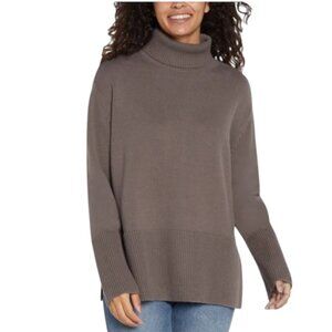 NWOT GAP Cotton Turtleneck Sweater | Brown